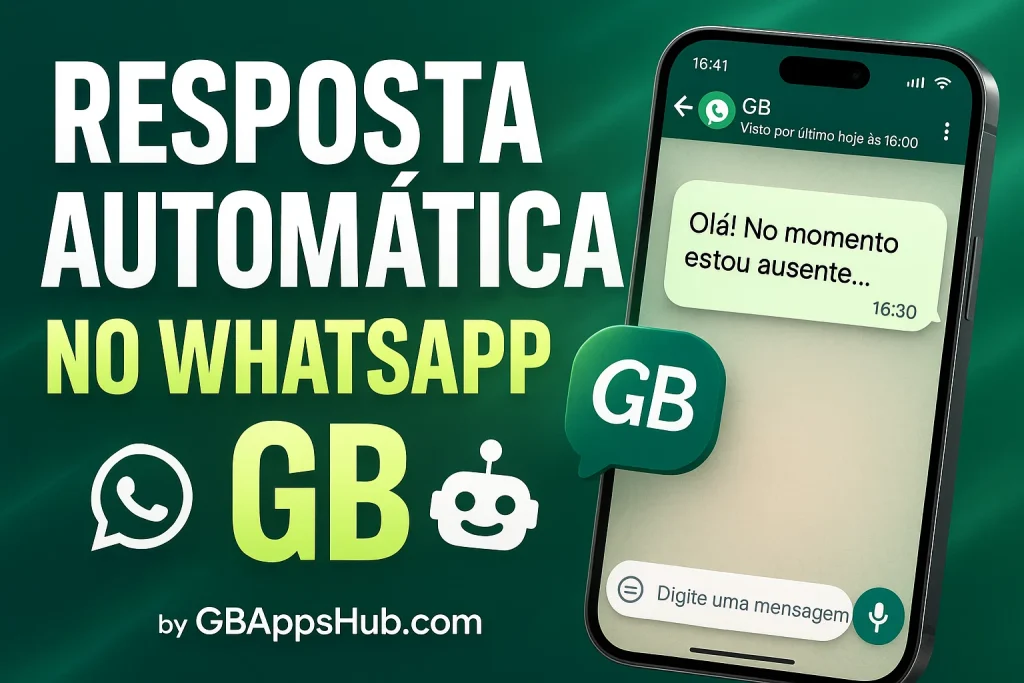 Como Usar a Resposta Automática no WhatsApp GB