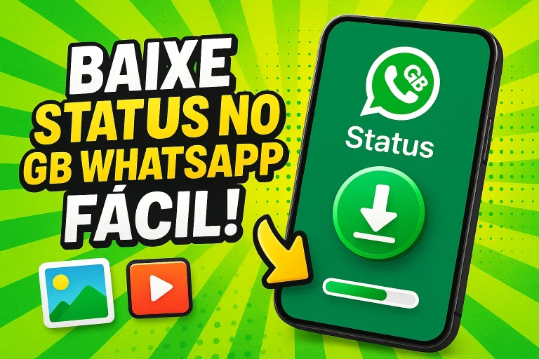 Como baixar status no GB WhatsApp