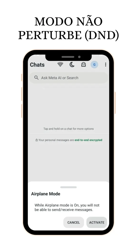 WhatsApp GB Download Oficial Atualizado v18.80 Abril 2026 10 whatsapp gb apk original Modo Não Perturbe (DND)