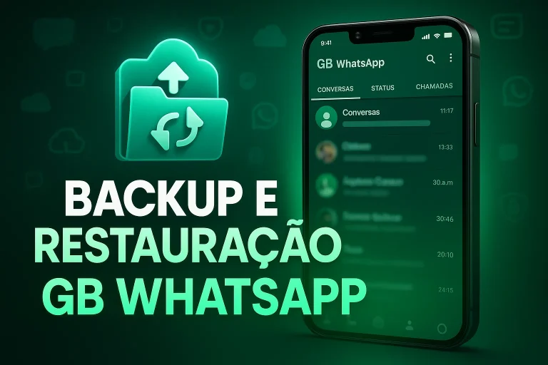 Fazer Backup e Restaurar Conversas no WhatsApp GB