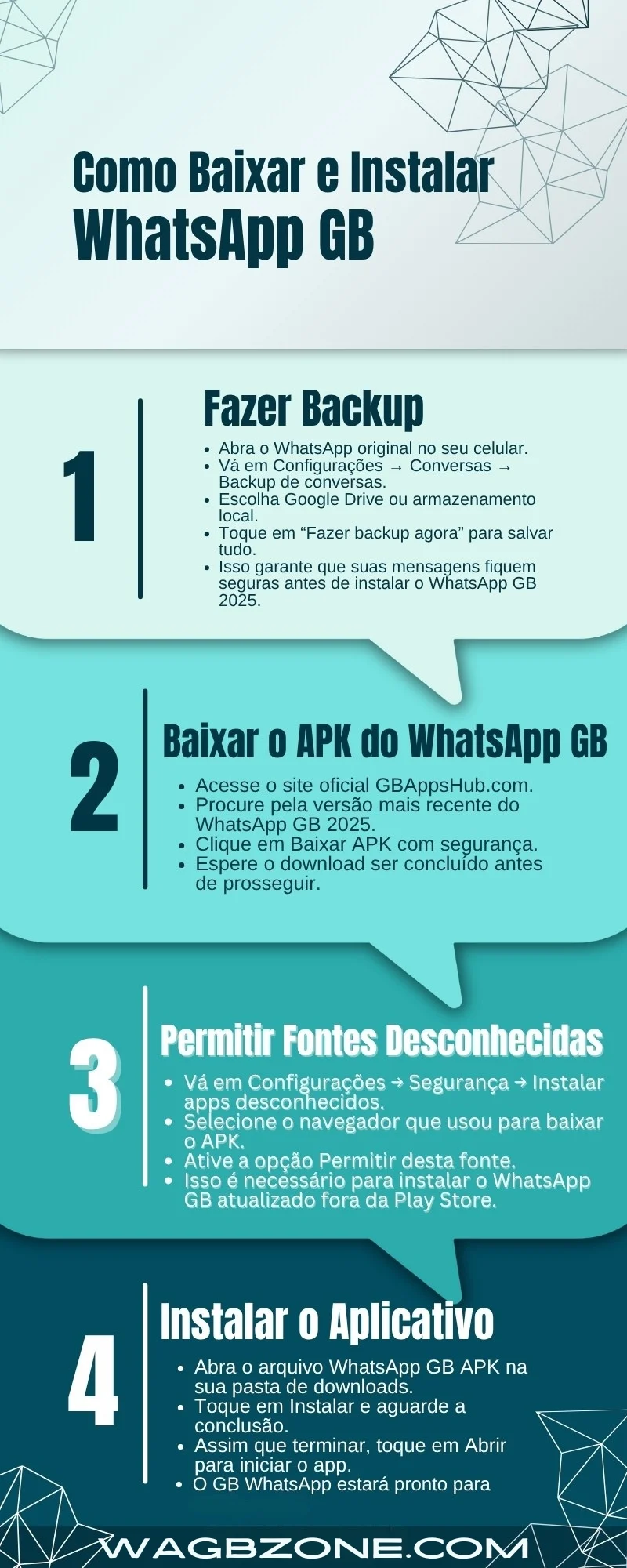 WhatsApp GB Download Oficial Atualizado v18.80 Abril 2026 16 Como Baixar e Instalar WhatsApp GB no Android